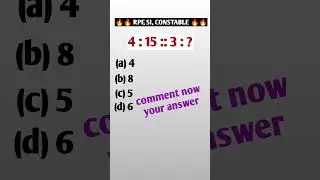 reasoning quiz challenge for intelligent person 😎😎@RWACivilServices @RankersGurukul #trending