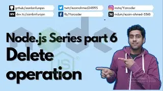 Delete Data In MongoDB Collection With Node.js | Hindi/Urdu | Part 6