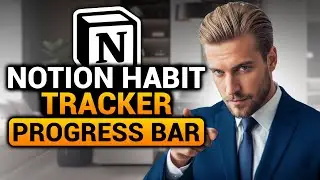 Notion Habit Tracker With Progress Bar (FULL GUIDE) | How To Create Progress Bar For Habit Tracker