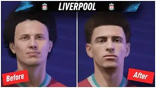 FIFER's FIFA 21 Realism Mod vs Default FIFA Faces Comparison | Liverpool