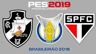 GAMEPLAY PES19 PS4 VASCO X SÃO PAULO BR2018
