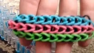Rainbow Loom Triple Single Bracelet