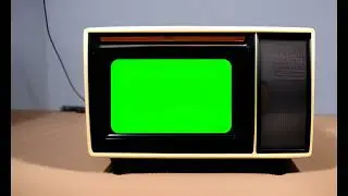 Free Stock Video - CRT TV CHROMA-KEY - SBC's Best Stock Footage