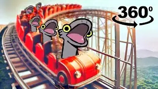 Toothless Dance Meme Roller Coaster 360° VR Experience