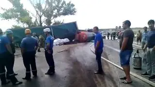 Страшное ДТП на трассе М4 Дон 19.08.2015