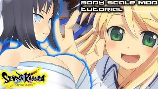 How to Setup Senran kagura Shinovi versus Body Scale Mod Full Tutorial