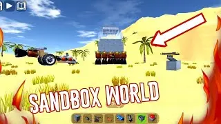 FLYING AND DRAINING IN SANDBOX WORLD | NEW SANDBOX ON ANDROID AND PC