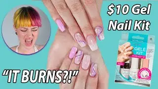 I tried a $10 Nail Kit… and it hurt 😱