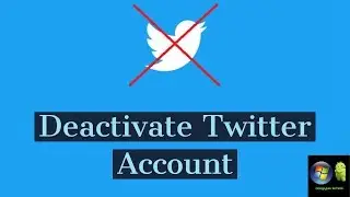 How to Deactivate Twitter account in Twitter Android app and Browser
