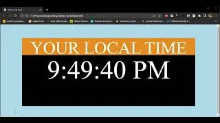 Digital Clock | JavaScript Project #5
