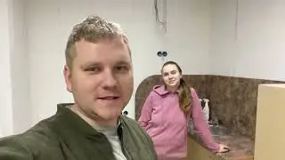 Собрали кухню и подготовили стены к покраске! Переезд в свой дом всё ближе