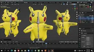 UAS K3520004 Animasi Blender Pikachu