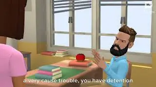Classic caillou gets grounded on last day of school
