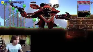 Terraria but if Withered Foxy jumpscares me the video is over