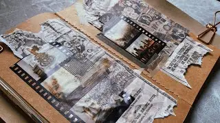 ASMR Journal With Me | Vintage Journal | Journal For Beginners | 4K | No Talking