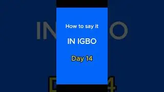 How to say (I’m coming) in Igbo 👨‍🦯🏃‍♀️🚴‍♂️ #igbo  #learnIgbo #igboamaka