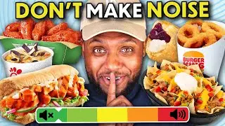 We Try To Eat Iconic Fast Food Without Making A Sound!