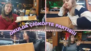 ÜNİVERSİTE BÖYLE BİR YER MİYMİŞŞ?😬||OKUL YOLUNDA KAYBOLDUMM, ÇİĞKÖFTE PARTİSİ YAPIP, OKEY OYNADIK😵‍💫