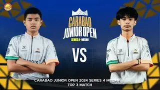 CARABAO JUNIOR OPEN 2024 SERIES 4 MEDAN | ABEL - POOL ZONE VS RAFFI - GOLDEN BREAK [TOP 3 MATCH]