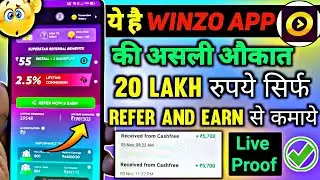 Earn Daily 1000 rupees Without Investment | Best Refer And Earn App | Winzo App Refer And Earn