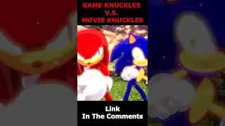 Game Knuckles V.S. Movie Knuckles #shorts #sonicthehedgehog #sonic #sonicmovie #sonicanimation