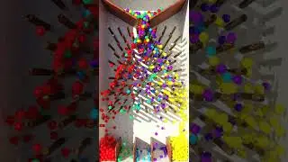 Mesmerizing 3D Ball Maze Color Sorting in Blender!                  