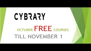 CYBRARY free courses| October speacial| Cyber security 2020 #certificate #freecourse #cybersecurity