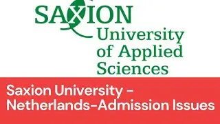 Saxion University ! Admission Issues ! Info Creative Link