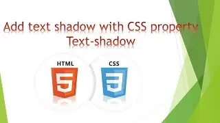 CSS Text-Shadow tutorial for beginners | Add shadow to your text
