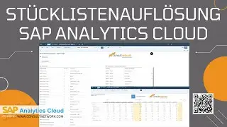 SAP Analytics Cloud: Stücklistenauflösung