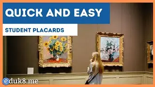 Automating the creation of student project placards with Google Sheets and Slides