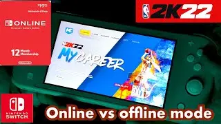 Nba 2k22 Nintendo switch lite ONLINE Vs Offline mode what you need to know?
