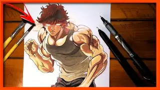 How to draw baki: Baki the Grappler