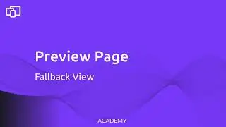 Preview Page Fallback View | Creative Studio 4