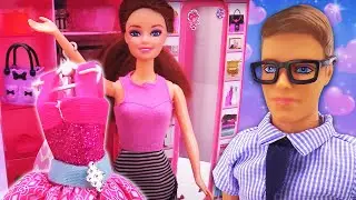 Сборник видео про куклы Барби и Кена. Игры в куклы и одевалки в салоне красоты для девочек!
