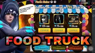 Passe de Elite Free Fire barato e com desconto chega na segunda com o Food Truck