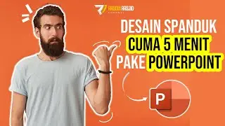 CARA MEMBUAT DESAIN SPANDUK PAKE POWERPOINT CUMA 5 MENIT