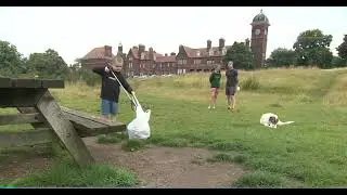George Goode & his three-legged rescue dog on ITV Anglia