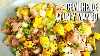 Ceviche de Atún con Mango 🥭