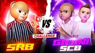 SRB vs SCB & Gajini 💪😡🔥 || 1vs2 Op Custom Challenge 🔥🔥💪 || 