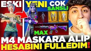 TAKİPÇİMİN YENİ HESABINA M416 MASKARA ÇIKARIP HESABINI FULLEDİK! (ÇOK ŞANSLI!) PUBG Mobile