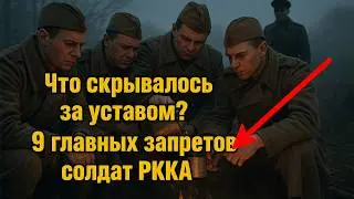 Forbidden habits of Red Army soldiers: they could get you shot!