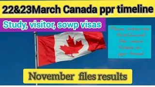 23 March Canada ppr timeline today/ppr timeline today/ppr timeline/canada ppr timeline🇨🇦🇨🇦