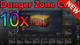 (New csgo case!) CS:GO Case Opening! 10x Danger Zone Case! ez money or rip? :O