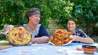 Turkish Borek and Chicken Recipe | Village Life