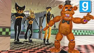 FIVE NIGHTS AT FREDDY'S GMOD: ALL BENDY AND THE INK MACHINE NEXTBOTS VS FAZBEAR ULTIMATE NEXTBOTS!