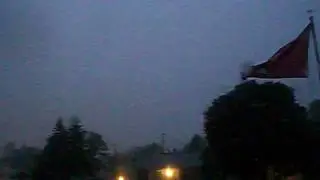 ntense lightning storm 60 MPH winds - Part 2/2 (June 22, 2016)