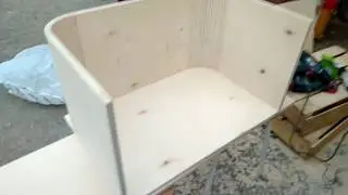 Гнем фанеру. Делаем короб для саба