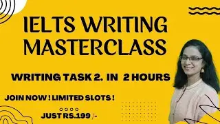 IELTS writing task-2 LIVE Masterclass with my proven PEE strategy | SAMIELTS |