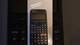 GCSE Maths Calculator Hack: Changing decimal answer into hours and minutes #gcsemaths